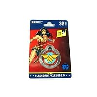 EMTEC 32GB-Wonderwoman DC Comics Collector USB 2.0 3D Soft Touch Gum Flash Drive