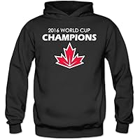 Canada Hockey World Cup Of Hockey 2016 Champions Hoodies Graphic Sweatshirts Black
