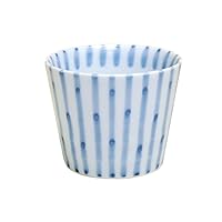 有田焼やきもの市場 Soba Choko Cup made in Japan 3.1 inches Ceramic Porcelain Arita Imari ware Dami tokusa
