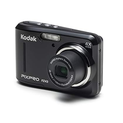 Kodak PIXPRO Friendly Zoom FZ43-BK 16MP Digital Camera with 4X Optical Zoom and 2.7