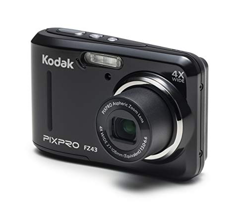 Kodak PIXPRO Friendly Zoom FZ43-BK 16MP Digital Camera with 4X Optical Zoom and 2.7