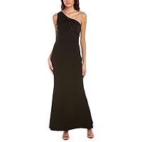 JS Collections Women's Lilah Bow Mermaid Gown in Black