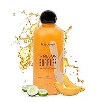 LAM A Melon Bubbles Replenishing Body Wash & Shower Gel for Men & Women, with Musk Melon & Cucumber Extract for Intense Hydration & Skin Brightening - 300ml