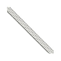 Chisel Stainless Steel Polished 3.4mm Herringbone Chain Jewelry Gifts for Women - Length Options: 51 56 61