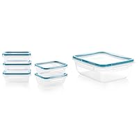 Snapware 10-Piece BPA-Free Plastic Food Storage Containers Set with Airtight Lids