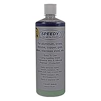 Speedy Metal Polish, The Original Industrial Metal Polishing Compound - 32 oz. Bottle (Liquid) C