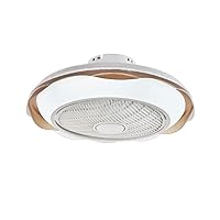 Chandelieres Nordic Rose Creative 3 Color Dimmable Fan Ceiling Light Living Room Dining Room Bedroom Ceiling Light with Fans Modern Minimalist Fan Chandelier/Gold