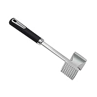 BESTOYARD 1pc Stainless Steel Beef Hammer Stainless Meat Hammer Wooden Kitchen Mallet Meat Pounder for Home Barbeque Grill Accessories Meat Pounder Hammer Steak Manual