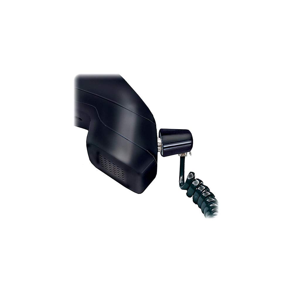 Softalk Twisstop Detangler with Coiled, 25-Foot Phone Cord, Black