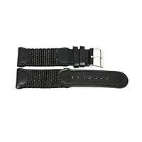 22mm Black Nylon Sport Watch Band Strap Fits Swiss Army & Others