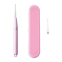 Safety Painless Ear Cleaning Tool for Adults Kids Ear Wax Removal Cleaner Electric Vacuum Earwax Remover with LED Light (Size : White-Dinosaur Doodle4)