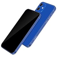 [Full Metal] Dummy Phone Display Model Compatible with Apple iPhone 12 Pro Max 12 Mini Non-Working Upgraded Metal Frame (12 Blue blackscreen)