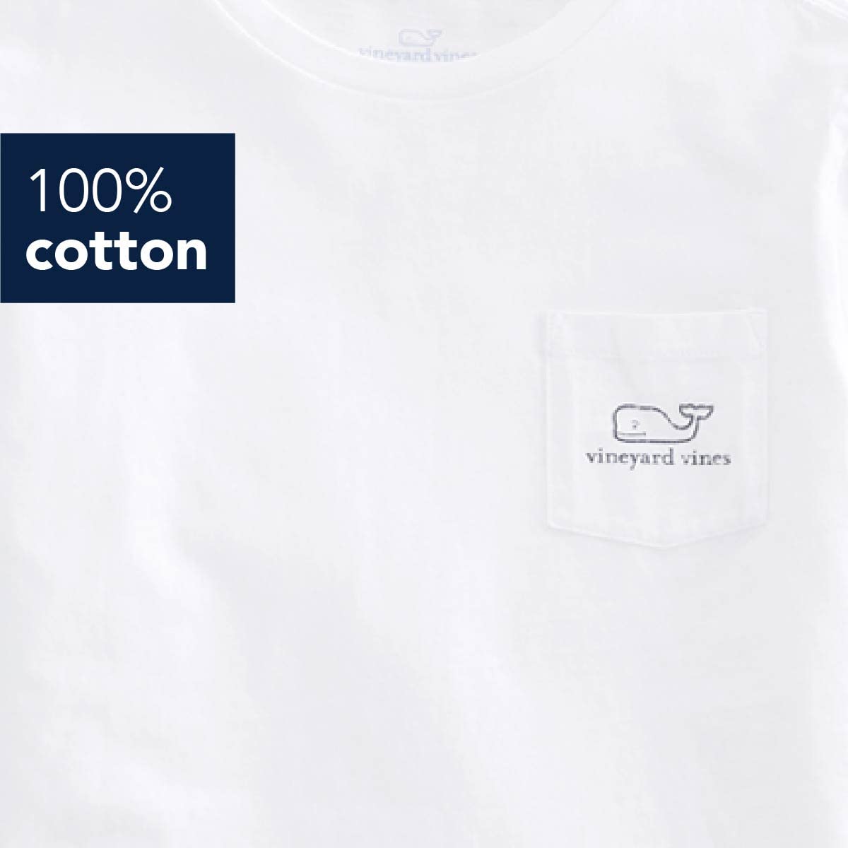 vineyard vines Kids' Vintage Short-Sleeve Garment Dyed Whale Pocket T-Shirt