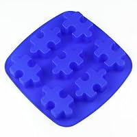 7-Cavities Puzzles Silicone Cake Mold Mould Cake Pan Handmade Biscuit Mold