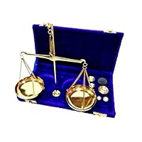 Old Traditional Goldsmith Weight (tarazu) showpiece Brass Weighing Scale Balance Justice Law Scale Decoration Vintage Apothecary Scale - Small Brass Weight Scale