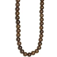 TUOKAY Chunky Wood Bead Necklace 16mm Thick Men and Women Fragrant Africa Wooden Beads Chain Unisex Brown Wood Necklaces
