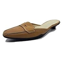221432 Softy Tan Leather Mules