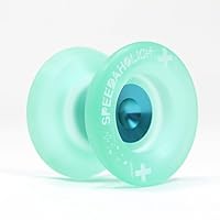 Speedaholic XX Yo-Yo - Polycarbonate Plastic Beginner YoYo (Light Green with Light Blue Hub)