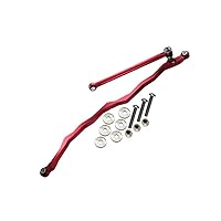 Axial Wraith & RR10 Bomber Upgrade Parts Aluminum Steering Link - 2Pcs Set Red