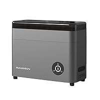 HumminGuru Ultrasonic Vinyl Record Cleaner-Professional 40kHz Ultrasonic LP Cleaning with Auto Drying,350ml Capacity,Air and Water Filters Included,1Y Warranty. (HG01 with 7''&10'' Record Adapters)