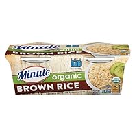 Minute Ready to Serve Organic Whole Grain Brown Rice 2 - 4.4 Oz Cups (Pack of 2)