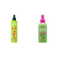 Garnier Fructis Grow Strong Thickening 10-in-1 Spray and Mega Full Thickening Lotion Bundle, 8.1 Fl Oz and 5.0 Oz