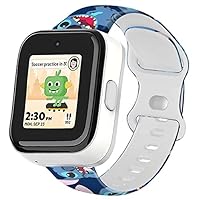 Cartoon Printed Bands for SyncUP Kids Watch Band Replacement, 20mm Chic Cute Strap Compatible with T-Mobile SyncUP Kids Watch Silicone Sport Wristbands for Boys Girls