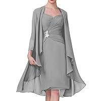 Mother of The Bride Dresses with Jacket Lace Wedding Guest Dresses for Women 2 Pieces Mother of The Groom Dresses Beaded