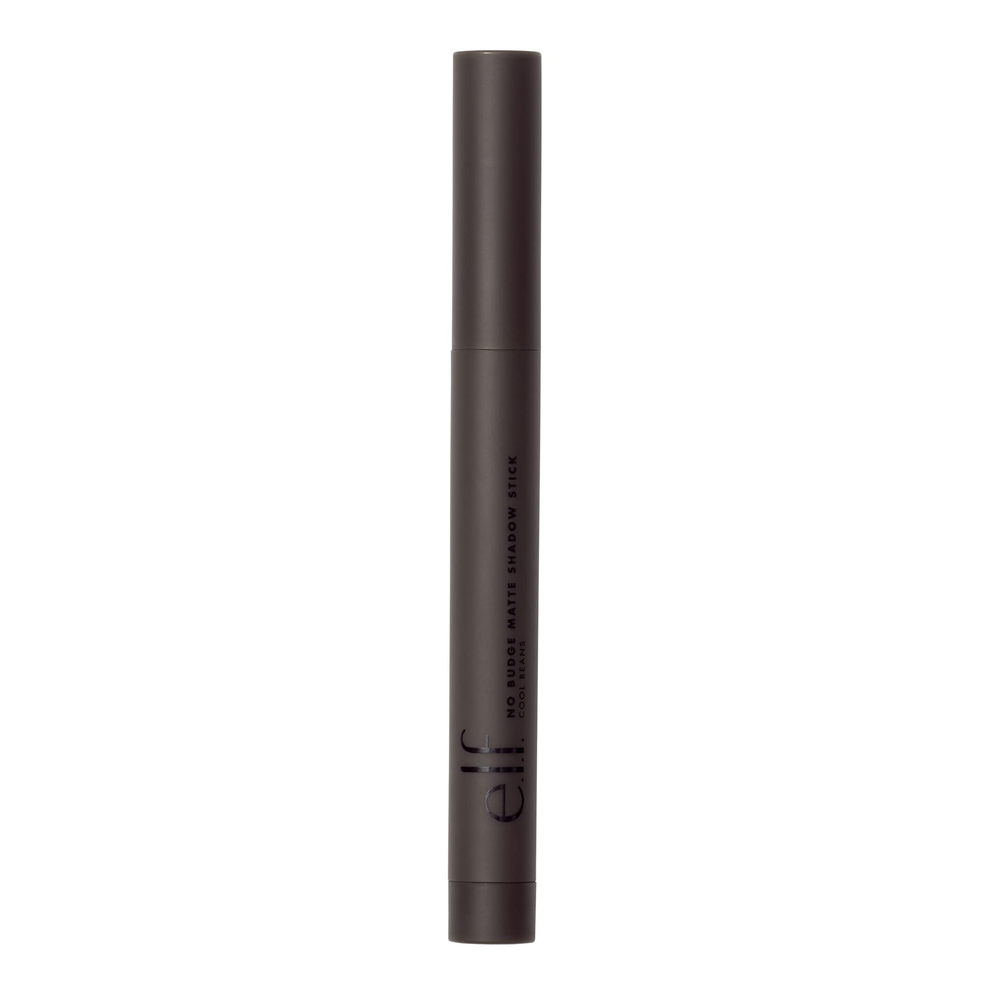 e.l.f. No Budge Matte Shadow Stick, One-Swipe Cream Eyeshadow Stick, Long-Wear & Crease Resistant, Matte Finish, Cool Beans