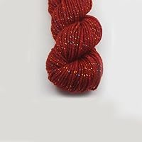 Crochet Kit Yarn 50g/pcs Knitting Crochet Yarn with Gold Line Soft Wools Acrylic Yarn Thick Weave Thread Colorful Knitting Yarn (Color : Ivory)