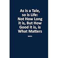 How Good It Is, Is What Matters: Blank, Lined Journal Notebook (Softcover)