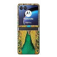 R0513 Peacock Case Cover for Motorola Razr 40 Ultra
