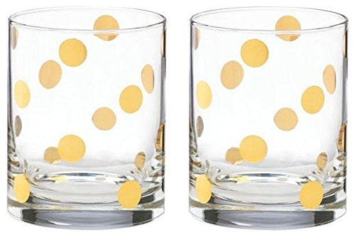 kate spade new york Pearl Place DOF Glass, Set of 2