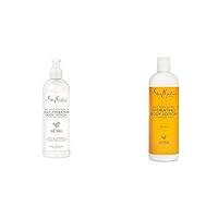 SheaMoisture Virgin Coconut Oil Daily Hydration Body Lotion 16 oz and Raw Shea Butter Hydrating Body Lotion 13 oz Bundle