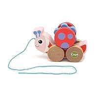Pull Toy OOPS® Toddler Push and Pull Play Pull & Fun Toddler Toy, Ladybug
