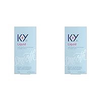 K-Y Water Based Lube Liquid 2.4 fl oz Adult Toy Friendly Personal Lubricant for Couples, Men, Women, Massage Pleasure Enhancer, Vaginal Moisturizer, pH Balanced, Paraben Free, Latex Condom Compatible