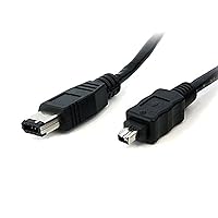StarTech.com 6-Feet IEEE-1394 Firewire Cable 4-6 M/M (1394_46_6)