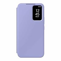 SAMSUNG Galaxy A54 5G S-View Wallet Phone Case, Protective Cover w/Card Holder Slot, Finger Tap Display Window, US Version, EF-ZA546CVEGUS, Blueberry