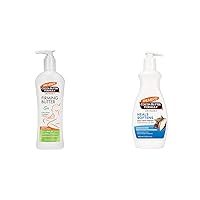 Cocoa Butter Formula Postpartum Firming Lotion 10.6 oz & Daily Therapy Body Lotion for Dry Skin 13.5 oz