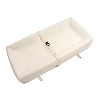Naturepedic Organic Contoured Changing Pad for Changing Table, Changing Pad Cover Sold Separately, 4-Sided