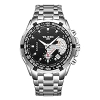 Men's Fashion Multi-Function Fully Automatic Wristwatch Multi-dial Stopwatch Calendar Luminous and Waterproof