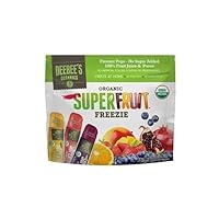 Deebee's Organics Superfruit Freezies, 1.35 Fl Oz, Pack of 35