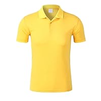 Men's Polo Shirt Short Sleeve Loose Casual Solid Color Polo Shirts Male Tops Tees Polo-Shirt