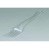 Classic Clear Plastic Tiny Tasters Mini Forks - 3.75″ (Pack of 50) - Durable & BPA Free Material, Stylish & Disposable Appetizer Forks - Perfect for Any Event