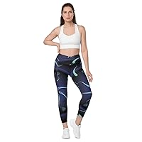 MD Abstractical No 30 Crossover Leggings with Pockets