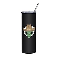 Stainless Steel Tumbler 20oz Humorous Rancher Aliens All Hallows Eve Disguise Costume Novelty Trickster 2