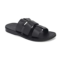 Micah - Leather Double Strap Sandal - Mens Sandals