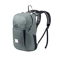 Ultralight Packable Backpack with 22L Capacity Gray