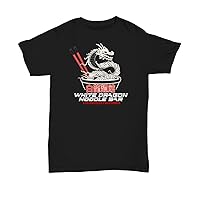 White Dragon Noodle bar Shirt. 80 Science Fiction Movie Shirt. Android, Replicant tee. Tyrell Shirt