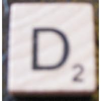 Scrabble Game Piece: Letter D